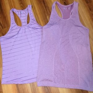 Lot of 2 Zyia workout tank tops